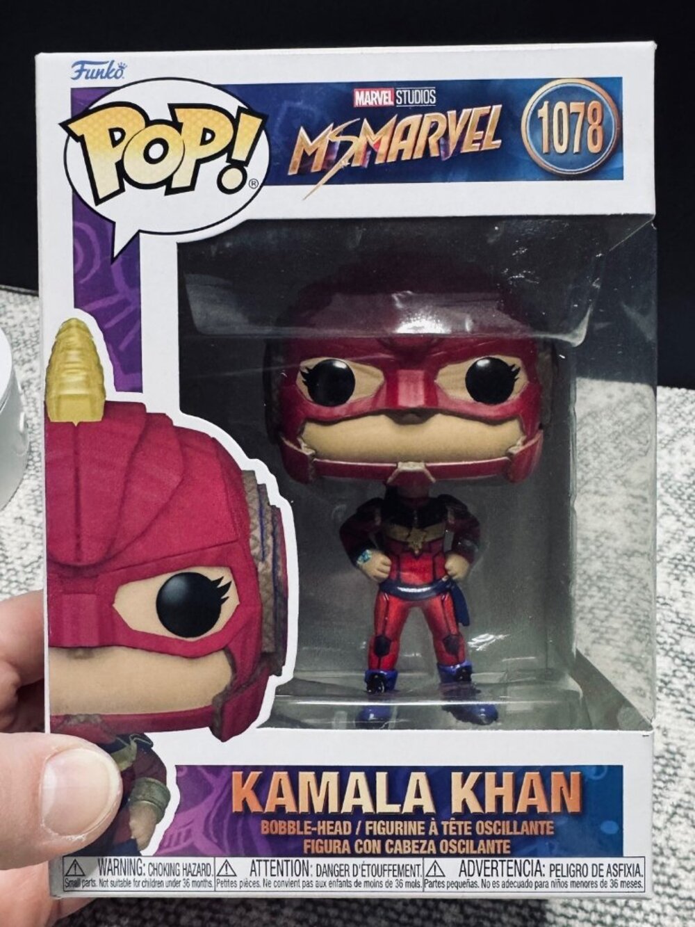 Funko Pop! Marvel- Ms Marvel- Kamala Khan #1078